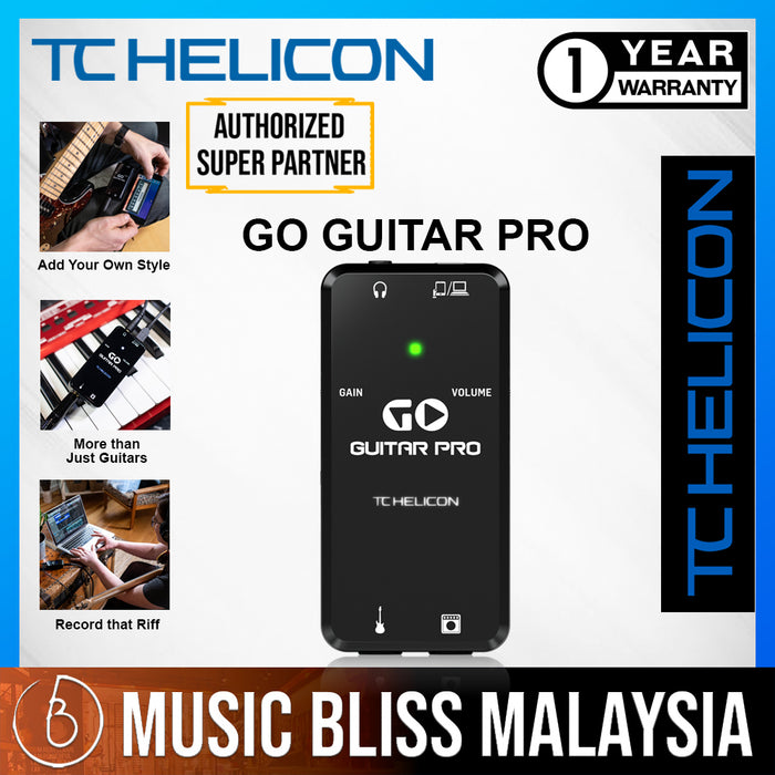 TC-Helicon GO GUITAR PRO Portable Guitar Interface for Mobile Devices *Crazy Sales Promotion* - Music Bliss Malaysia