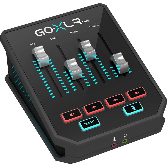 TC-Helicon GoXLR Mini USB Streaming Mixer with USB/Audio Interface - Music Bliss Malaysia
