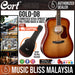 Cort Gold-D8 Acoustic Guitar with Bag - Light Burst (Gold D8 GoldD8) - Music Bliss Malaysia