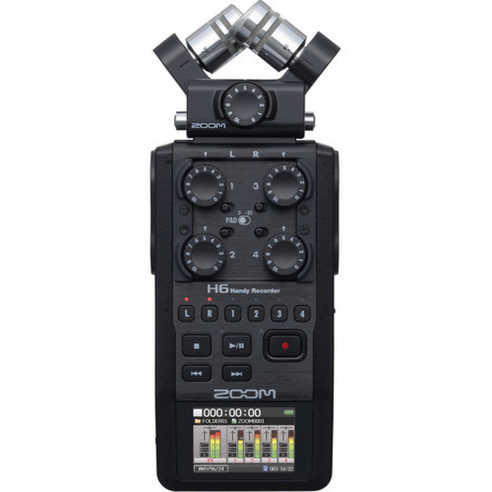 Zoom H6 Handy Recorder - Black with 0% Instalment (H-6) - Music Bliss Malaysia