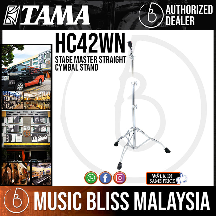 Tama HC42WN Stage Master Straight Cymbal Stand with Double-braced Legs (HC-42WN) - Music Bliss Malaysia