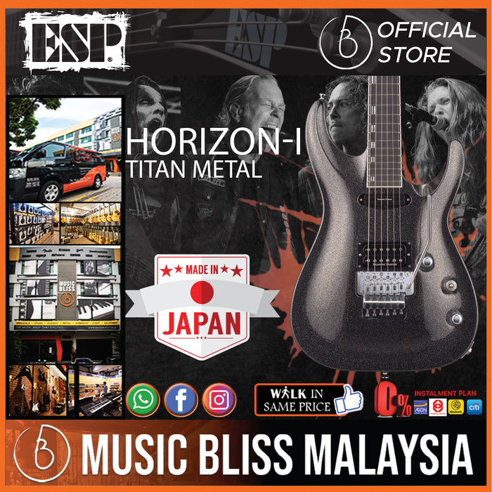 ESP Horizon-I - Titan Metal (HORIZONI) - Music Bliss Malaysia