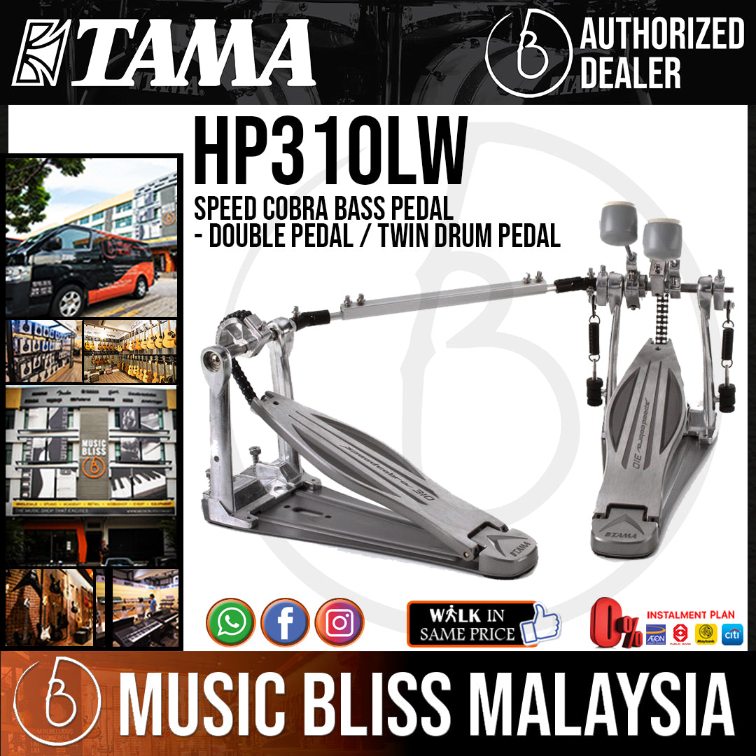 Tama HP310LW Speed Cobra Bass Pedal - Double Pedal / Twin Drum Pedal |  Music Bliss Malaysia