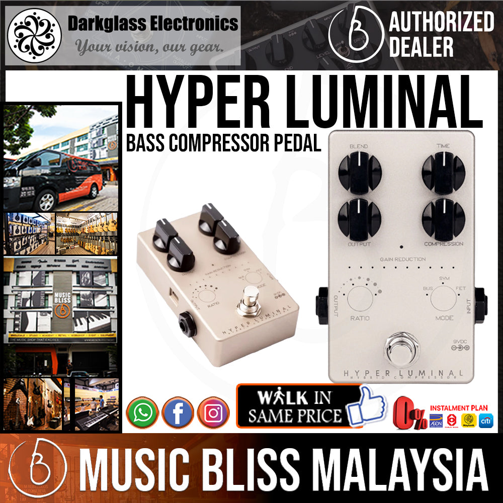 Darkglass Hyper Luminal Bass Compressor Pedal | Music Bliss Malaysia