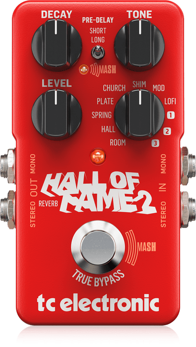 TC Electronic Hall of Fame 2 Reverb Guitar Effects Pedal *Crazy Sales Promotion* - Music Bliss Malaysia