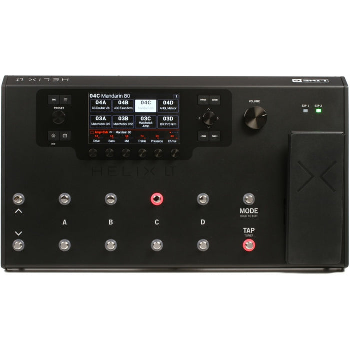Line 6 Helix LT Guitar Multi-effects Processor with Joyo Pedal Hardcase (LINE6 HelixLT) - Music Bliss Malaysia