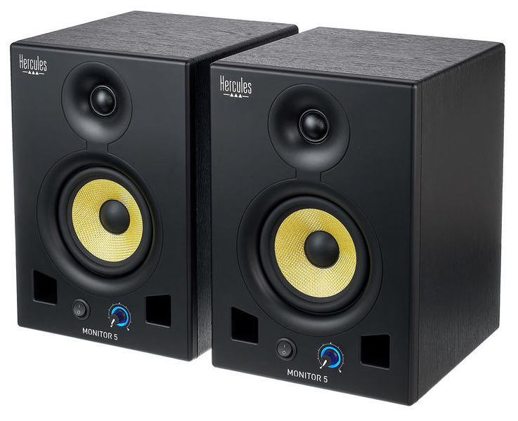 Hercules DJ Monitor 5 Active Studio Monitors - Pair - Music Bliss Malaysia