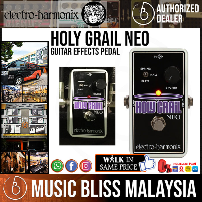 Electro Harmonix Holy Grail Neo Guitar Effects Pedal (Electro-Harmonix / EHX) - Music Bliss Malaysia