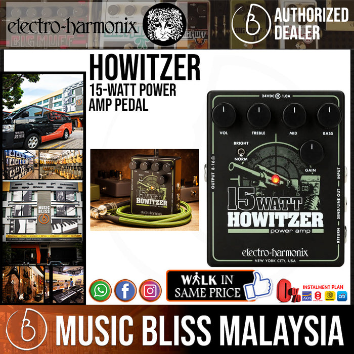 Electro Harmonix Howitzer 15-watt Power Amp Pedal (Electro-Harmonix / EHX) - Music Bliss Malaysia