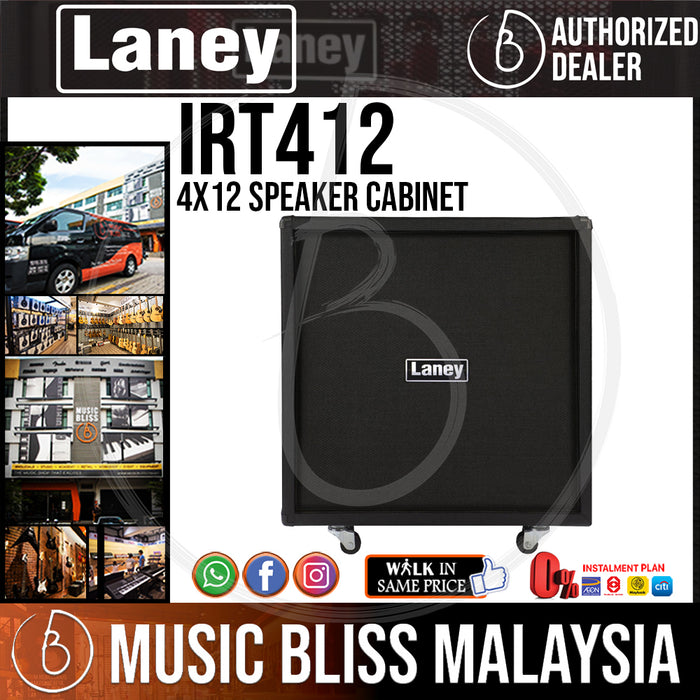 Laney IRT412 4x12 Speaker Cabinet (IRT-412) - Music Bliss Malaysia