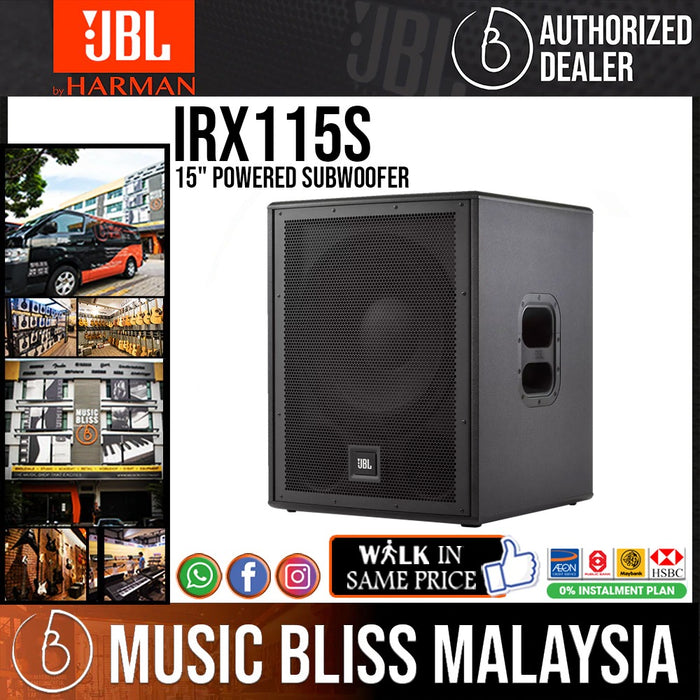 JBL IRX-115S 1300-watt 15" Powered Subwoofer - Music Bliss Malaysia
