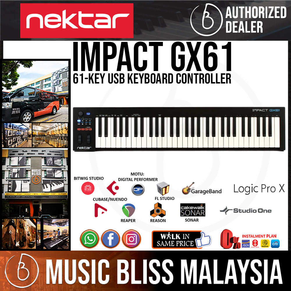 Nektar Impact GX61 61 Key Full Sized Synth Velocity Sensitive