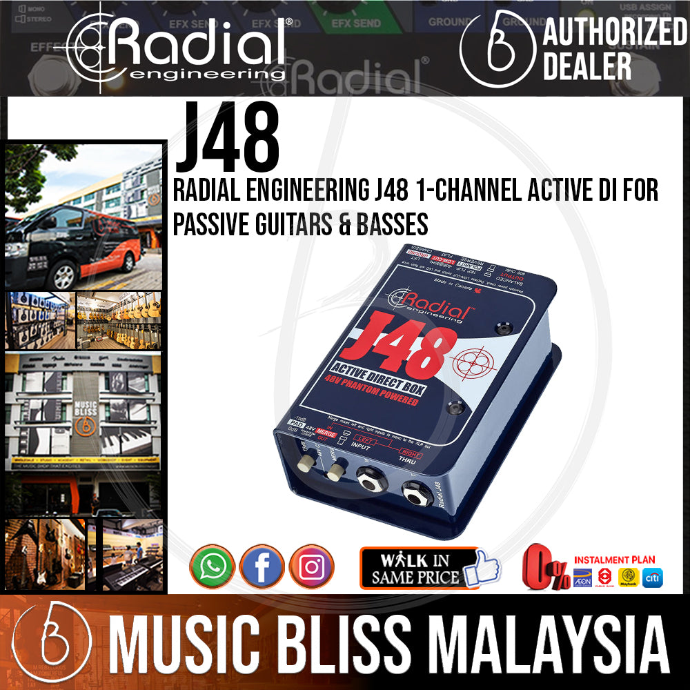 Radial Engineering J48 1-channel Active DI for Passive Guitars