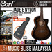 Cort Jade E Nylon Classical Guitar with Bag - Dark Brown Burst (JADENE) - Music Bliss Malaysia