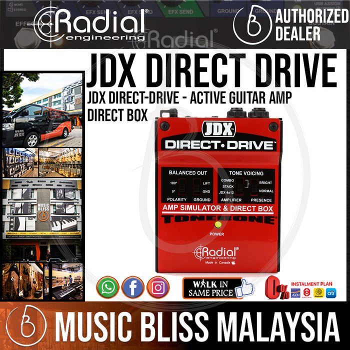 Radial JDX Direct-Drive Active Guitar Amp Direct Box Reviews