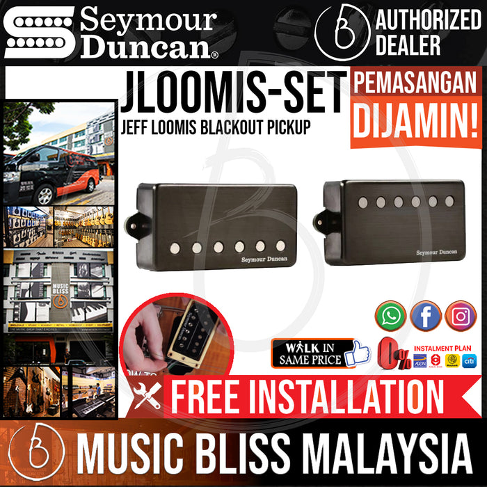 Seymour Duncan Jeff Loomis Blackout Pickups - Set (Free In-Store Installation) - Music Bliss Malaysia