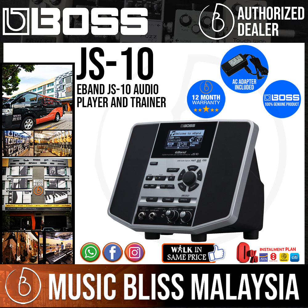 Boss eBand JS-10 Audio Player and Trainer with Original Boss 