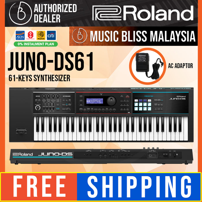 Roland JUNO-DS61 61-Keys Synthesizer - Music Bliss Malaysia