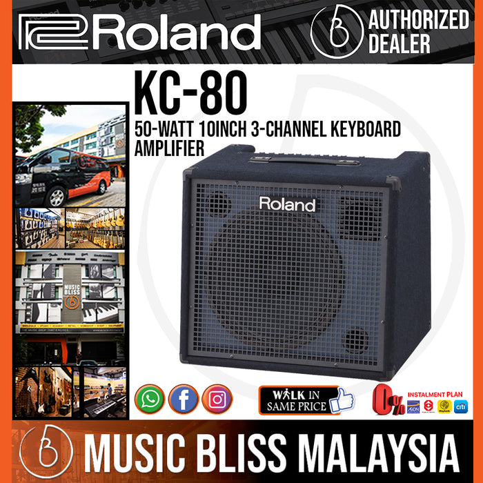 Keyboard Kc80 Roland KC-80 50-Watt 10inch 3-Channel Keyboard Amplifier (KC80) | Music ...