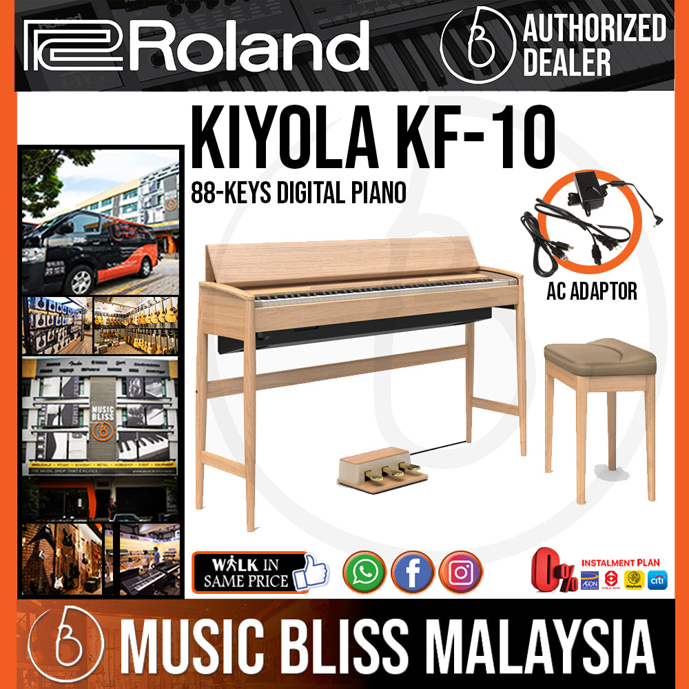 Roland Kiyola KF-10 88-keys Digital Piano | Music Bliss Malaysia