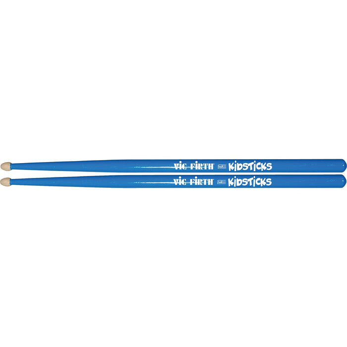 Vic Firth Kidsticks - American Classic Kids Drum Sticks - Blue Finish (For Ages 3 to 8) - Music Bliss Malaysia