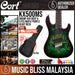Cort KX500MS 7-Strings Electric Guitar with Bag - Star Dust Green (KX-500MS KX 500MS) - Music Bliss Malaysia