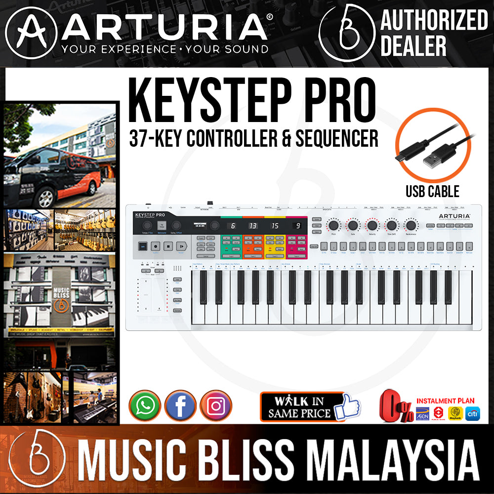 Arturia KeyStep Pro 37-Key Controller & Sequencer | Music Bliss Malaysia