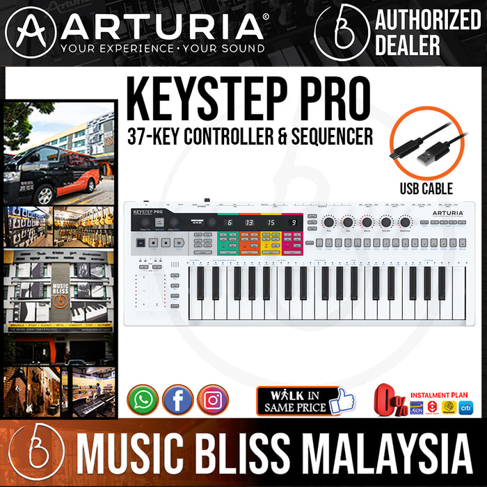 Arturia KeyStep Pro 37-Key Controller & Sequencer - Music Bliss Malaysia