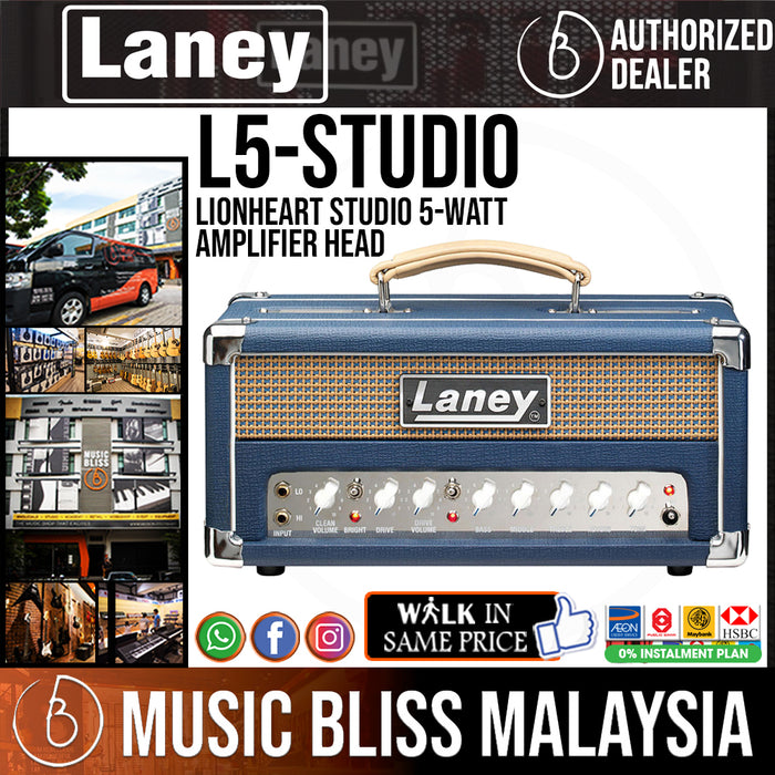 Laney LionHeart Studio 5-watt Amplifier Head - Music Bliss Malaysia