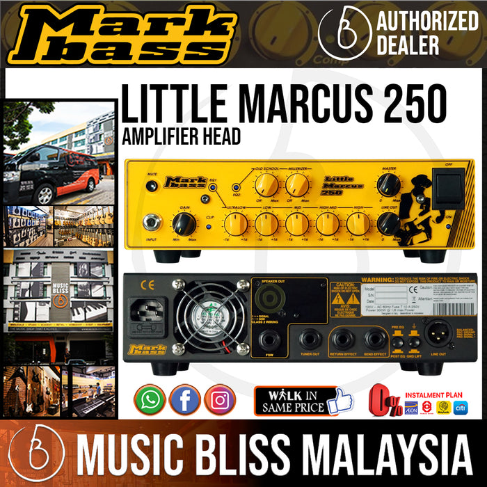 Markbass Little Marcus 250 Amplifier Head - Music Bliss Malaysia
