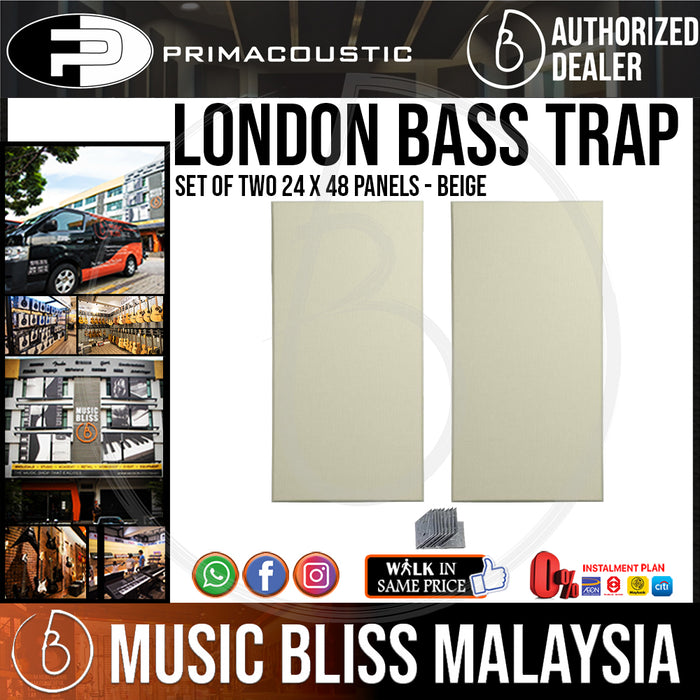 Primacoustic London Bass Trap - Beige (Set of Two) - Music Bliss Malaysia