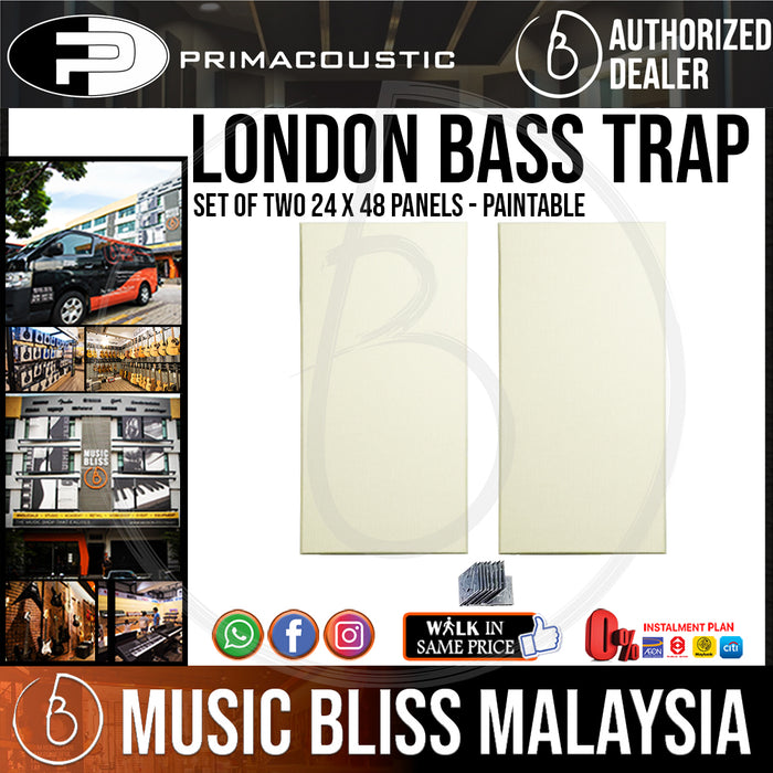 Primacoustic London Bass Trap - Paintable (Set of Two) - Music Bliss Malaysia