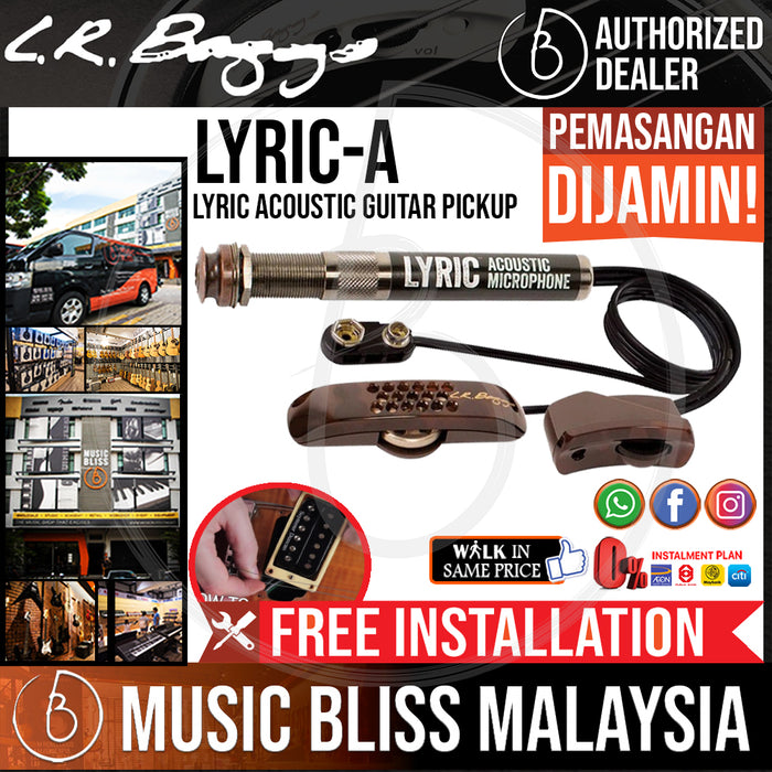 LR Baggs Lyric Acoustic Guitar Pickup *Crazy Sales Promotion* - Music Bliss Malaysia