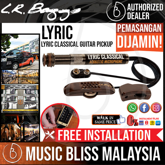 LR Baggs Lyric Classical Guitar Pickup *Crazy Sales Promotion* - Music Bliss Malaysia