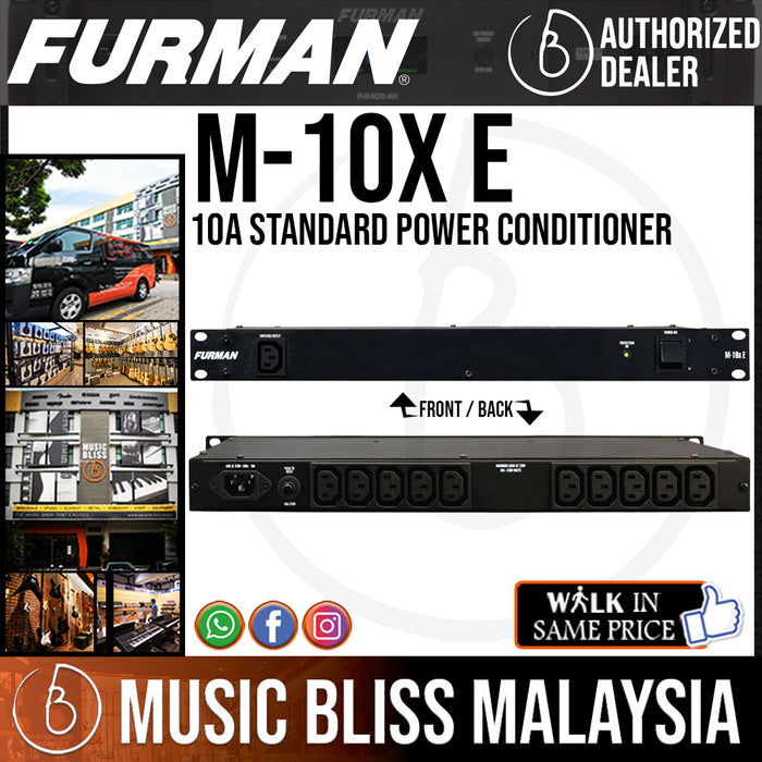 Furman M-10x E 10A Standard Power Conditioner, 230V - Music Bliss Malaysia