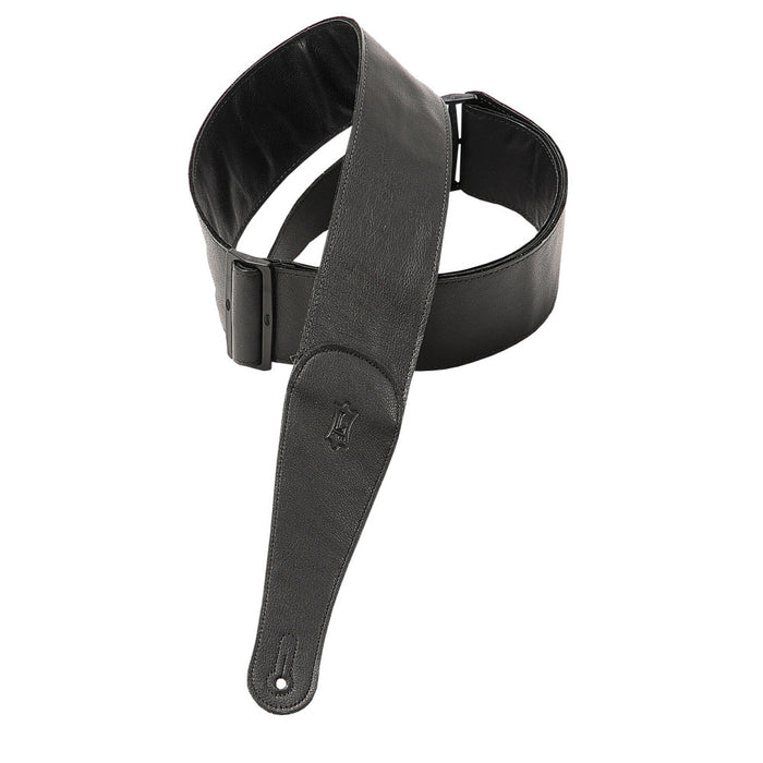 Levy's M7GG3 Garment Leather Guitar Strap - Black - Music Bliss Malaysia