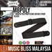 Levy's M8POLY 2" Woven Polypropylene Guitar Strap - Black - Music Bliss Malaysia
