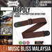 Levy's M8POLY 2" Woven Polypropylene Guitar Strap - Brown - Music Bliss Malaysia