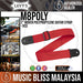 Levy's M8POLY 2" Woven Polypropylene Guitar Strap - Red - Music Bliss Malaysia
