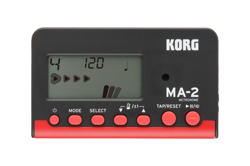Korg MA-2 Digital Metronome - Black Red (MA2) - Music Bliss Malaysia