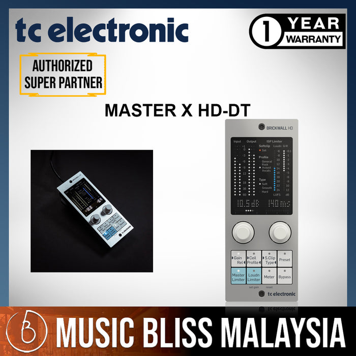 TC Electronic MASTER X HDDT Multiband Dynamics Processor Plugin with