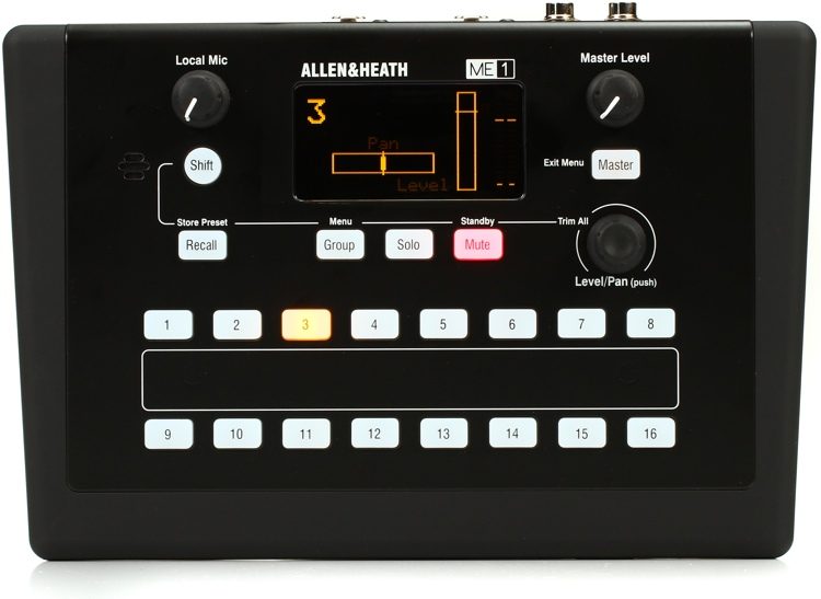Allen & Heath ME-1 40-channel Personal Monitor (ME1) - Music Bliss Malaysia