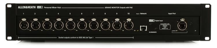Allen & Heath ME-U 10-port PoE Monitor Hub (MEU) - Music Bliss Malaysia