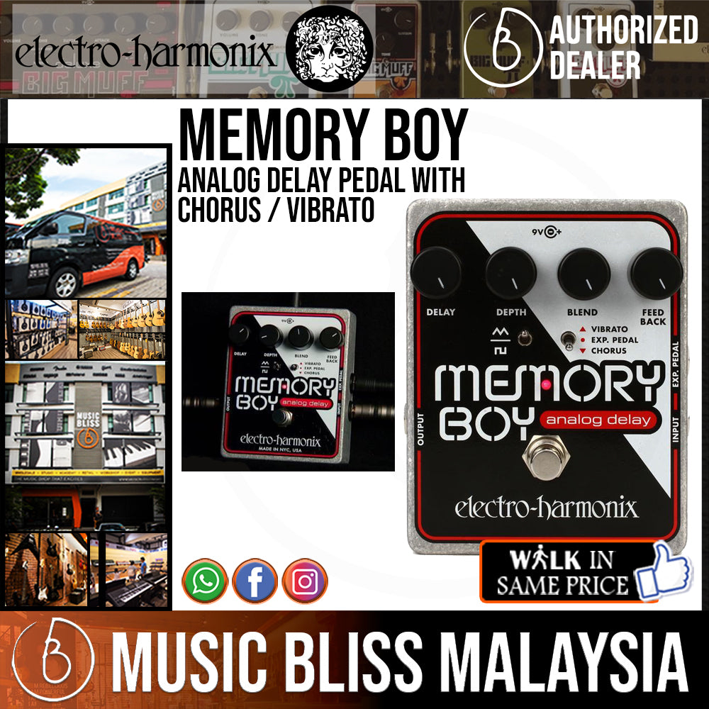 Harmonix　with　Chorus　Delay　Music　Boy　Malaysia　Electro　Bliss　Pedal　Memory　Analog　Vibrato