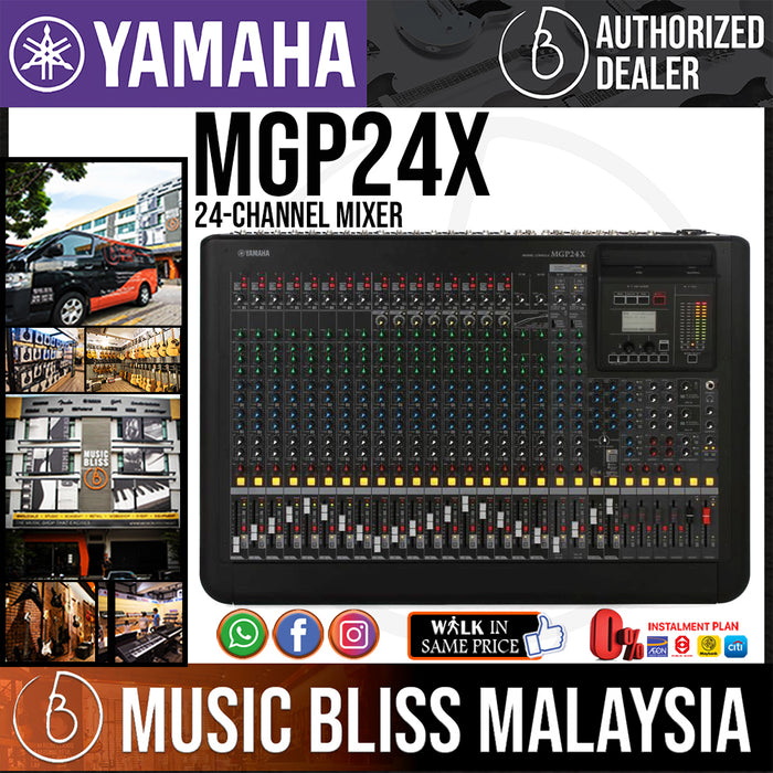 Yamaha MGP24X 24-channel Mixer with Effects (MGP-24X/MGP 24X) *Crazy Sales Promotion* - Music Bliss Malaysia