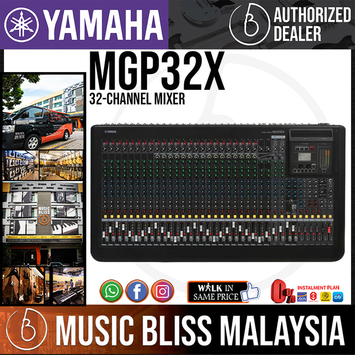 Yamaha MGP32X 32-channel Mixer with Effects (MGP-32X/MGP 32X) *Crazy Sales Promotion* - Music Bliss Malaysia