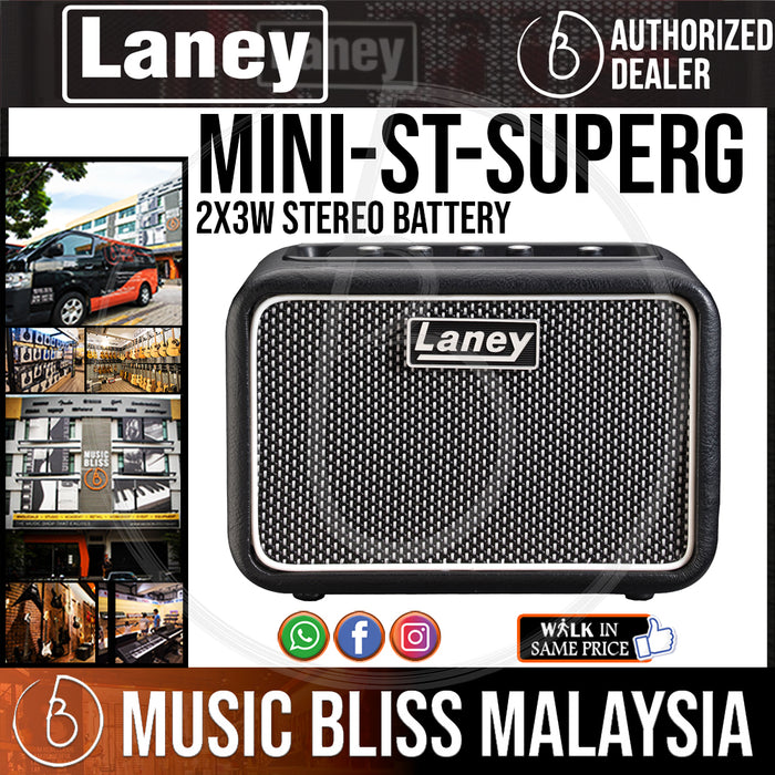 Laney Mini St Superg 6-watt 2×3″ Combo Guitar Amplifier (MINI-ST-SUPERG) - Music Bliss Malaysia