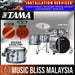 Tama Superstar Hyper-Drive Duo ML62HZBN2 6pc Drum Set with Hardware - Music Bliss Malaysia