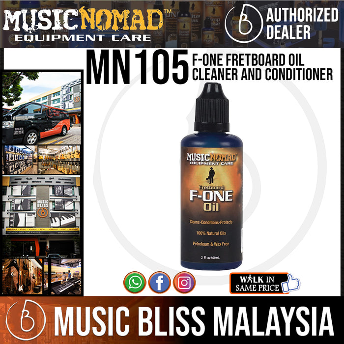 Music Nomad MN105 F-ONE Fretboard Oil Cleaner and Conditioner (MN-105) - Music Bliss Malaysia
