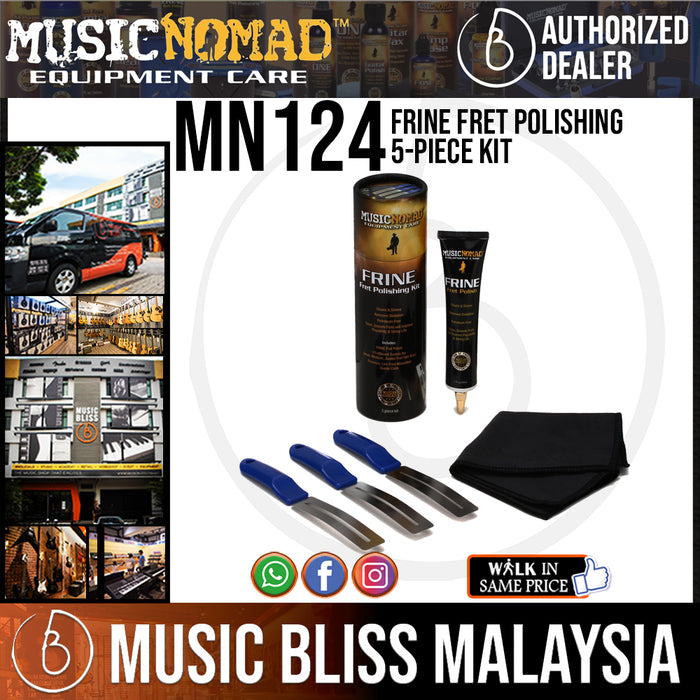 Music Nomad MN124 FRINE Fret Polishing Kit - 5 pc. (MN-124) - Music Bliss Malaysia